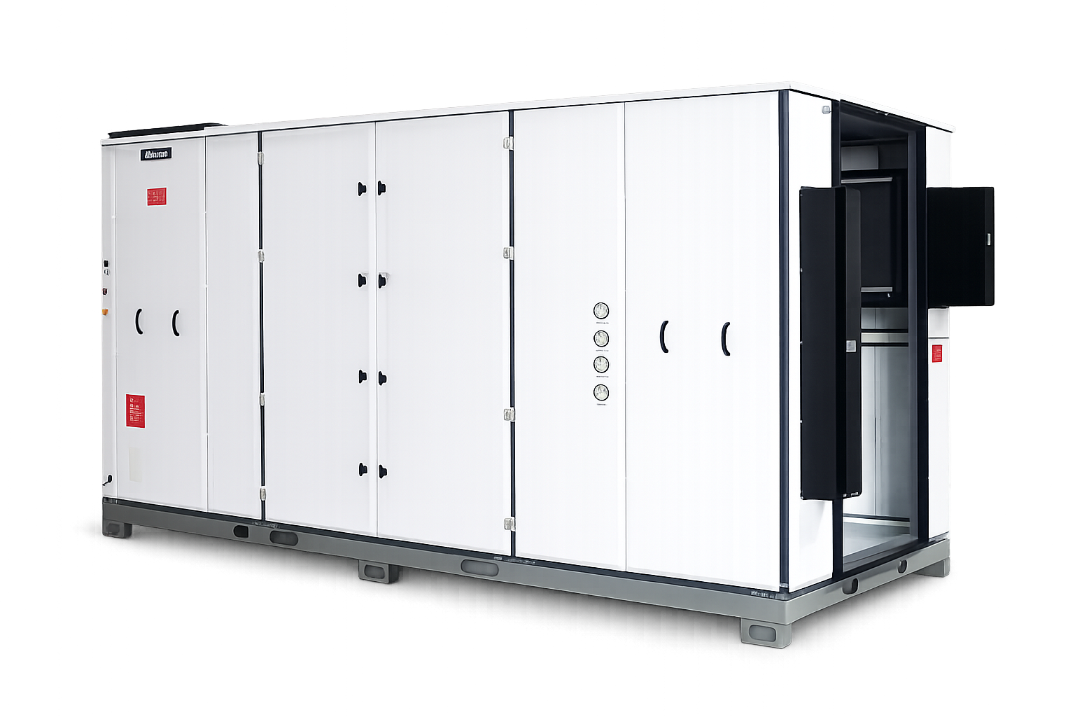 Altaqua HVAC unit with open service panel