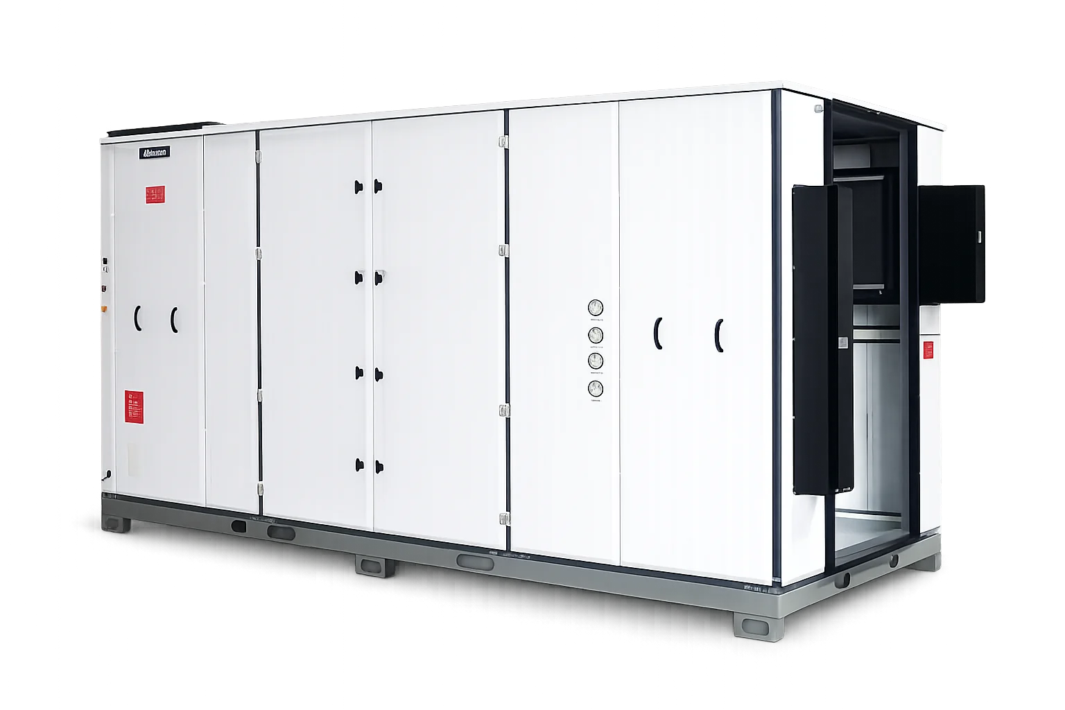 Altaqua HVAC unit with open service panel