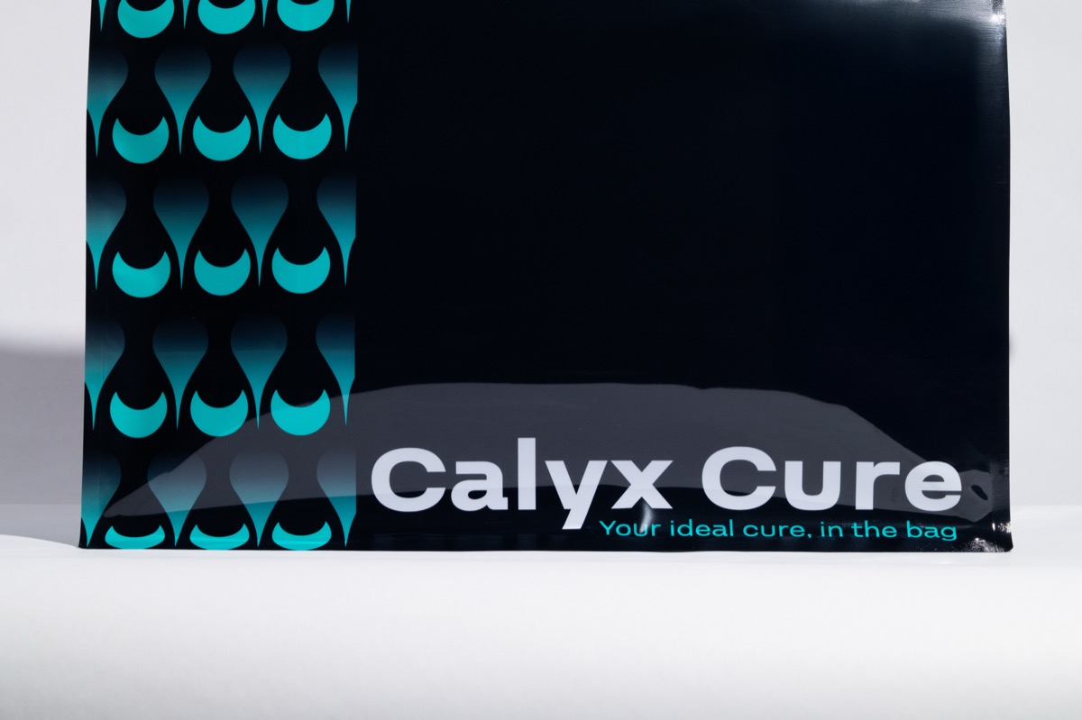 Calyx Cure film closeup showing 9-layer construction