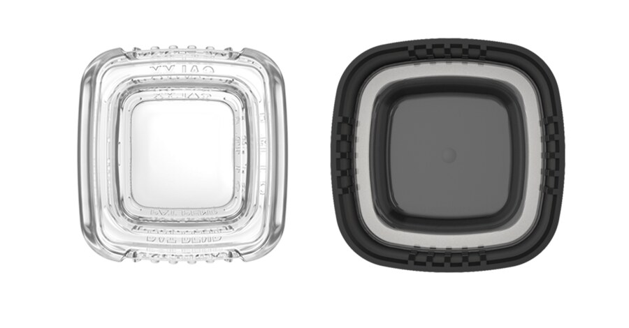 Calyx glass concentrate jars