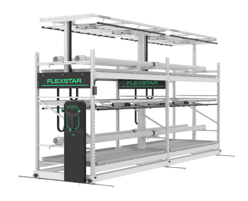Flexstar Smart Grow Rack — Multilayer vertical cultivation system