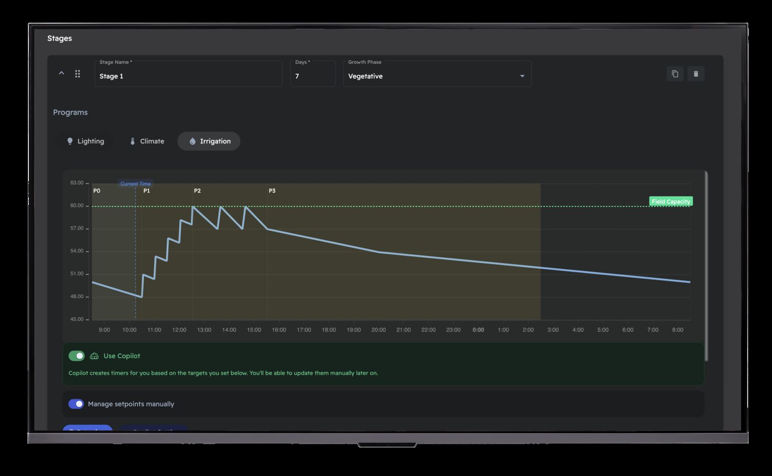 Growlink irrigation and crop steering
