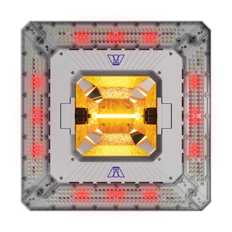 Matrix Hybrid 1000W HPS+Far Red Mode Front