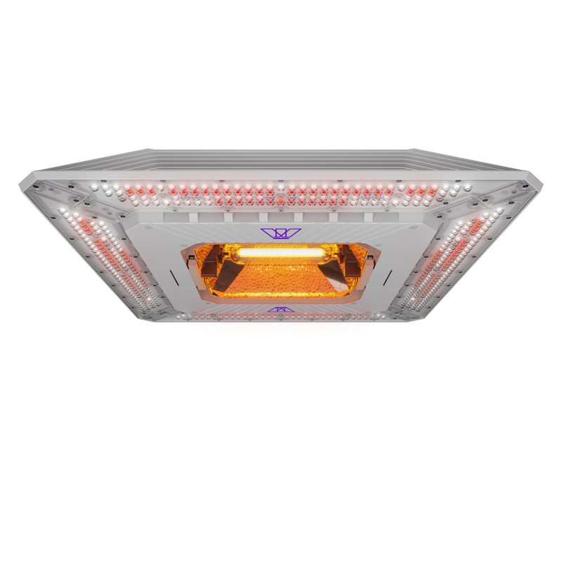 Matrix Hybrid 1000W Grow Light HPS illuminated detail
