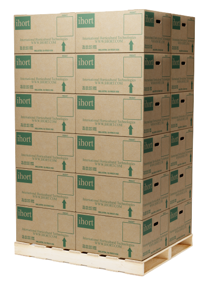 iHort Q Plug palletized for shipping