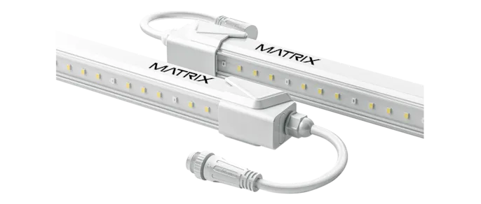 Matrix LTL 200W LED diode and connector closeup
