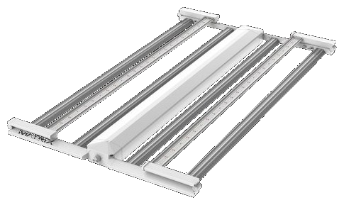 Matrix M6 645W LED Grow Light mounted installation view