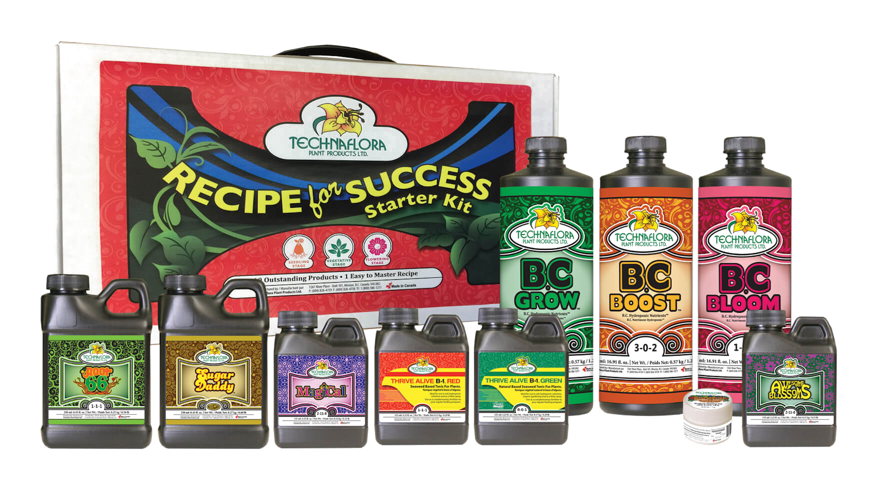 Technaflora Recipe for Success starter kit